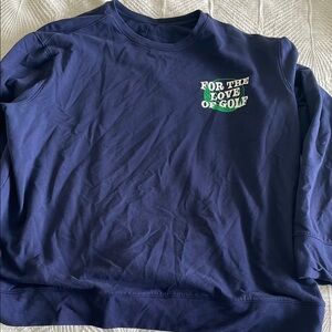 Navy Blue Crewneck Golf Sweater by all in motion